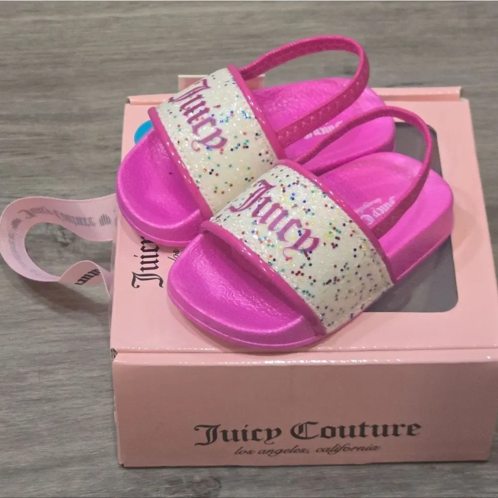 Juicy Couture Baby Los Rios Slingback Sandals-‎ Confetti
